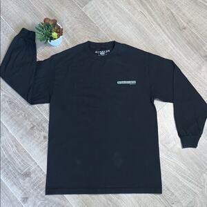 HONOLUA Men's Hawaii Long Sleeve Graphic T-Shirt Black